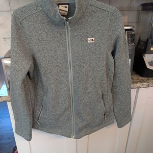 The North Face Light Gray Fleece Jacket